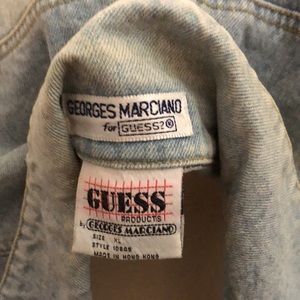 Vintage Georges Marciano for Guess denim vest
